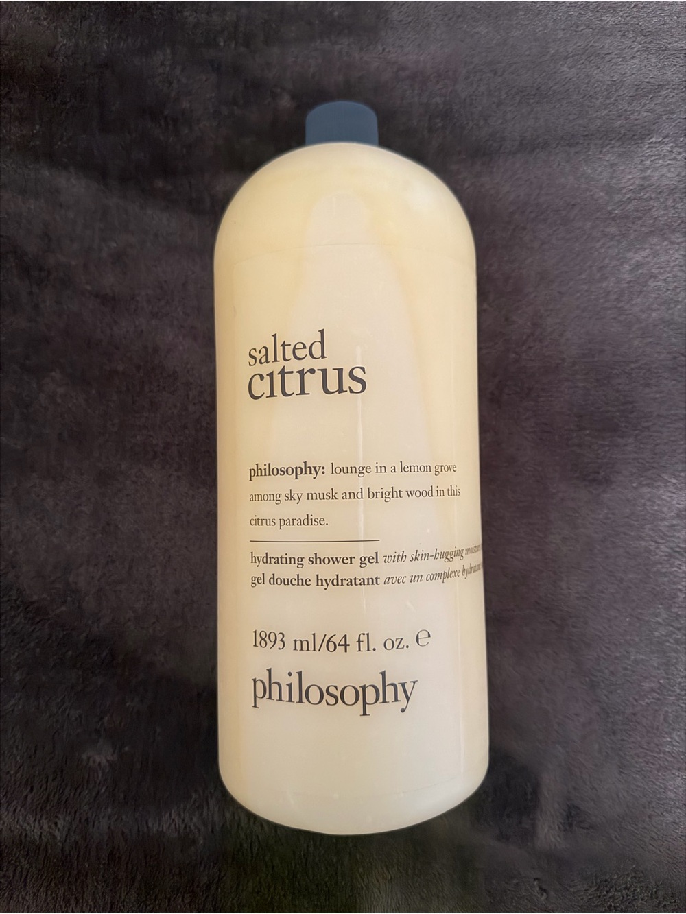 Philosophy Salted Citrus Hydrating Shower Gel - SEALED HUGE SIZE NEW